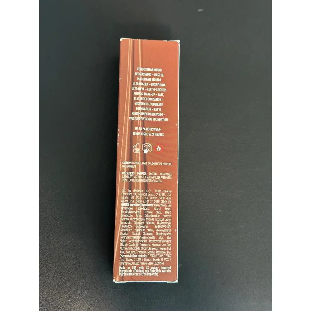 Urban Decay Stay Naked Foundation 80WO Deep Warm Peachy Rare Discontinued NIB